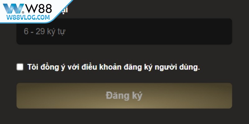 Những lỗi thường gặp và khắc phục khi đăng ký W88